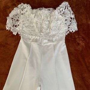 White Lace Jumpsuit